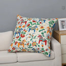 Axyaa Floral Series Pillowcase: Square Office Cushion Cover in Elegant Printing Pattern