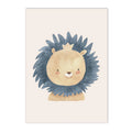 Axyaa Boho Rainbow Sun Alphabet Lion Bear Whale Nursery Wall Art Canvas Prints
