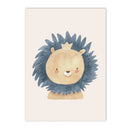 Axyaa Boho Rainbow Sun Alphabet Lion Bear Whale Nursery Wall Art Canvas Prints