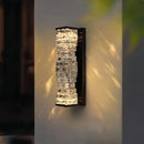 Axyaa Nordic Black Metal Wall Lamp - Minimalist LED Light for Indoor & Outdoor Spaces