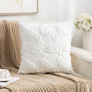 Axyaa Plush Solid Color Easter Pillowcase Cojines 45X45 for Home Sofa