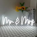 Axyaa Neon Happy Birthday Mr & Miss Lighted Sign Clear Background LED Decoration