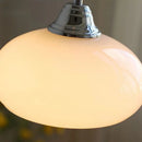 Axyaa Beige Glass Iron LED Pendant Lamp - Modern Nordic Kitchen Island Dining Light