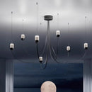 Axyaa Modern LED Gravity Chandelier for Living Room, Lobby, or Dining Room
