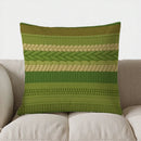 Axyaa Striped Braided Pattern Pillow Cover for Sofa Bedroom Car.