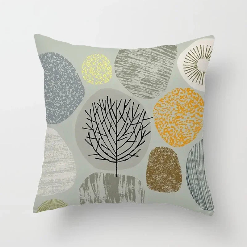 Bohemian Geometric Pattern Printed Pillowcase - Axyaa Brand
