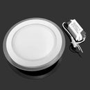 Axya LED Glass Panel Light - Round/Square, 3 Color Temperatures, AC85-265V, Recessed Ceiling Spot