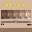Axyaa Rechargeable LED Desk Lamp - 3 Levels Dimmable Touch Lighting