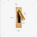 Axyaa LED Rotatable Wall Lamp USB Charging for Bedroom Reading Living Room