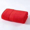 Axyaa Red Cotton Luxury Bath Towel Set - 50x100cm Absorbent Face Towels