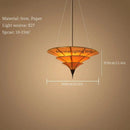 Axyaa Buddhist Mood Chandelier: Southeast Asian Style Pendant Light for Home Decor