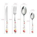Axyaa Cartoon Girl Ceramic Handle Tableware Set