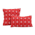 Axyaa Vintage Christmas Knitted Pillow Cover Set