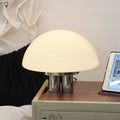 Axyaa Cream Wind Mushroom Desk Lamp LED E14 for Minimalist Living Spaces