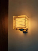 Axyaa Bauhaus Glass Wall Lamp for Coffee Shop, Hotel, Bedroom - High-End Bedside Lighting