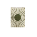 Bohemian Green Moon Sun Canvas Prints by Axyaa - Modern Minimalist Wall Art for Home Decor