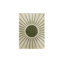 Bohemian Green Moon Sun Canvas Prints by Axyaa - Modern Minimalist Wall Art for Home Decor