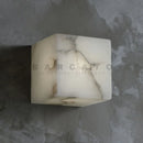 Axyaa Marble Square G9 LED Wall Sconce Light Fixture for Bedroom Aisle Staircase