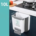 Axyaa Hanging Kitchen Trash Can - Creative Storage Solution for Cabinets
