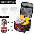 Axyaa Spider-Man Insulated Lunch Bag for School, Leakproof Bento Box