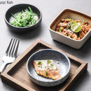Axyaa Ceramic Seasoning Dish: Dip, Soy Sauce, Vinegar, Appetizer Plate, Sushi Plate