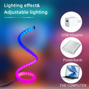 Axyaa Spiral RGB LED Acrylic Table Lamp