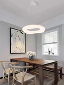 Axyaa Minimalist Acrylic Eye Protection Pendant Light - Nordic Style LED Ceiling Light