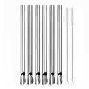 Axyaa Stainless Steel Bubble Tea Straw Set with Spoon Shaped Straw