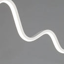 Axyaa LED Strip Pendant Lights for Modern Dining Tables and Bar Counters