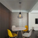 Axyaa Iron Cage Metal Ceiling Pendant Light for Indoor Lighting