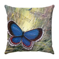 Axyaa Butterfly Print Cushion Cover 45x45cm - Farmhouse Stylish Home Decor Pillow Cover