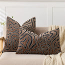Axyaa Abstract Art Textured Accent Pillow Cover