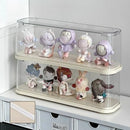 Axyaa Clear Acrylic Figure Display Storage Box with Lid Organizer