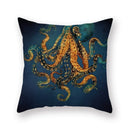Axyaa Gold Mountains Geometric Sun Moon Cushion Cases- Home Decor Almofadas