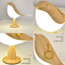 Axyaa Wooden Bird Table Lamp - Dimmable Touch Switch Night Light for Bedroom