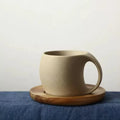 Axyaa Camellia Stoneware Coffee Cup Set