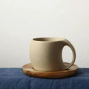 Axyaa Camellia Stoneware Coffee Cup Set