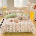 Axyaa Strawberry Bedding Set - Soft Queen/King Size Comforter Set