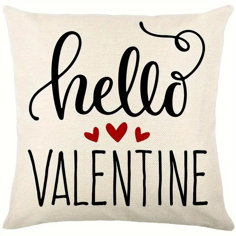 Valentine's Day Love Truck Pillowcase with Heart Design for Axyaa
