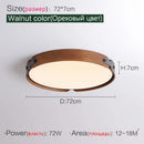Axyaa Walnut Ceiling Light: Modern Japanese Style Nordic Fixture for Master bedroom and Restaurant