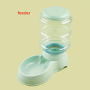 Axyaa Pet Feeder Waterer Combo Large Capacity Dispenser Dog Cat Plastic Bowl