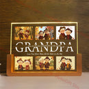 Axyaa Custom 3D Acrylic Lamp with Photo Text Night Light Gift