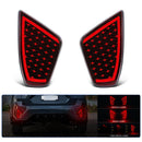 Axyaa Rear Bumper Reflector Lights Subaru Crosstrek 2023 2024 2025 LED Brake Dynamic Turn Signal