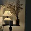 Axyaa Terracotta Ceramic Table Lamp for Home Decor & Lighting
