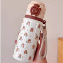 Axyaa Kawaii Christmas Stainless Steel Thermal Water Bottle