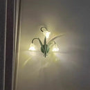Axyaa Vintage Green Wall Lamp Modern Restaurant Study Bedroom Bedside G4 Lighting