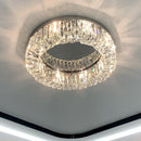 Axyaa Luxury Crystal Ceiling Lights Chrome/Gold LED Lamps for Home & Hotel Decor