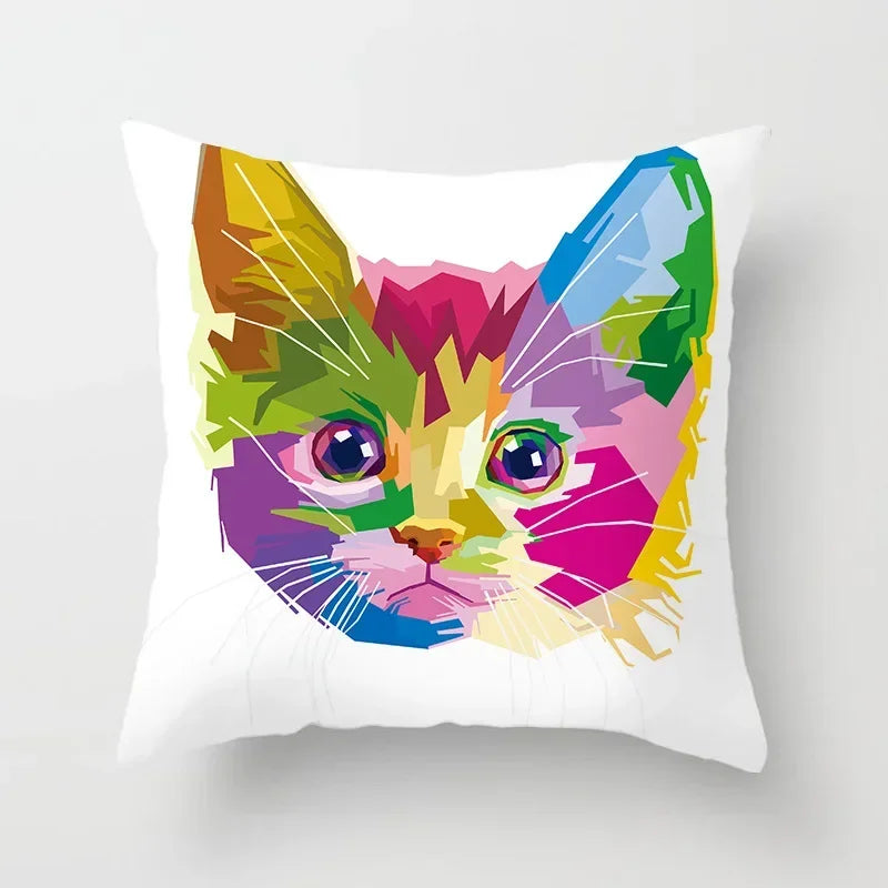 Axyaa Abstract Animal Pattern Pillowcase 45*45cm