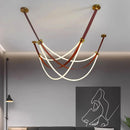 Axyaa LED Chandelier Lighting for Living Room Bedroom Dining Room