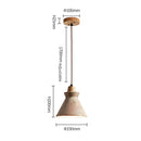 Axyaa Wabi Sabi Walnut Stone LED Pendant Light Home Decor Restaurant Clothing Store